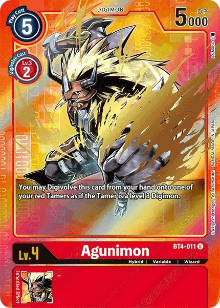 Image for Agunimon (Alternate Art) - Digimon Card Game
