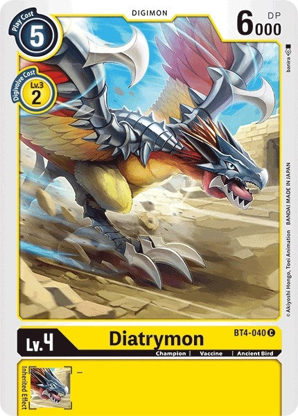 Image for Diatrymon - Digimon Card Game
