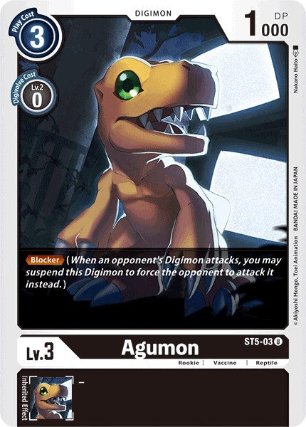 Image for Agumon - Digimon Card Game