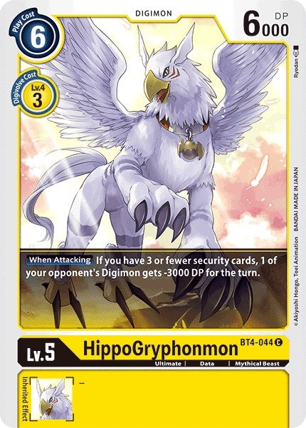 Image for HippoGryphonmon - Digimon Card Game