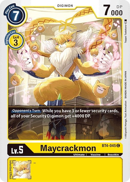 Image for Maycrackmon - Digimon Card Game