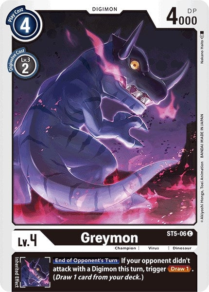 Image for Greymon - Digimon Card Game