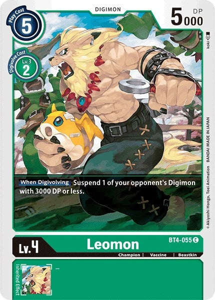 Image for Leomon - Digimon Card Game