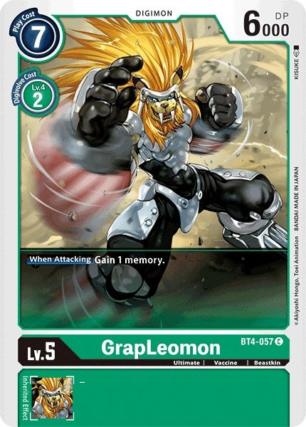 Image for GrapLeomon - Digimon Card Game