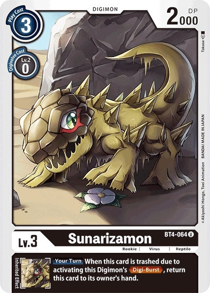 Image for Sunarizamon - Digimon Card Game