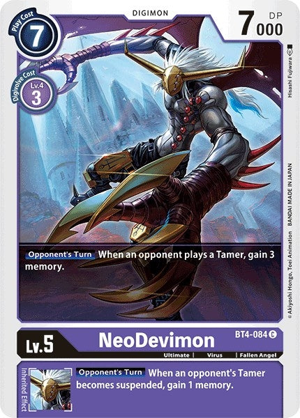 Image for NeoDevimon - Digimon Card Game