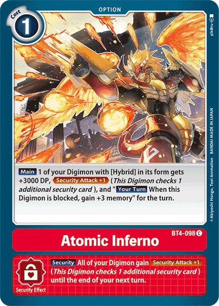 Image for Atomic Inferno - Digimon Card Game