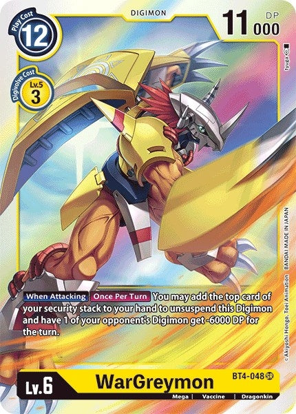 Image for WarGreymon - Digimon Card Game