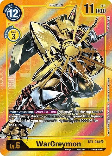 Image for WarGreymon (Alternate Art) - Digimon Card Game