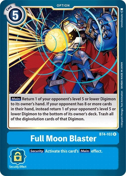 Image for Full Moon Blaster - Digimon Card Game