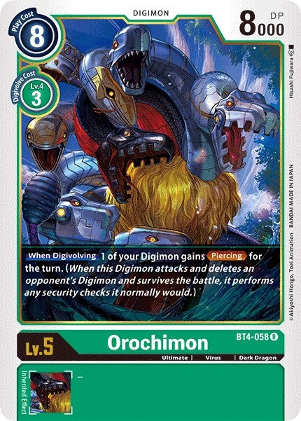 Image for Orochimon - Digimon Card Game