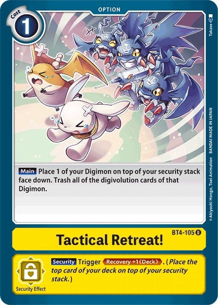 Image for Tactical Retreat! - Digimon Card Game