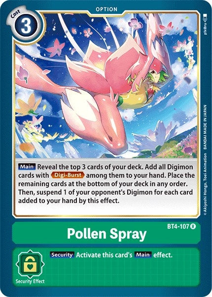 Image for Pollen Spray - Digimon Card Game