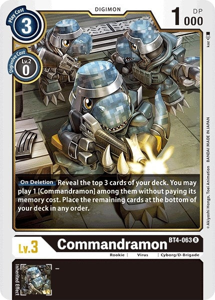 Image for Commandramon - Digimon Card Game