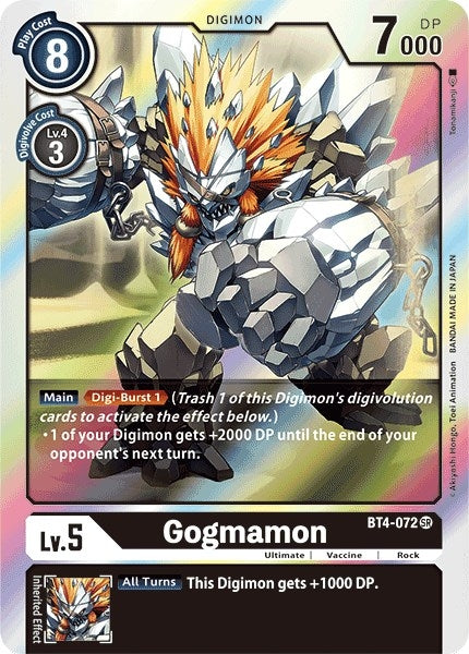 Image for Gogmamon - Digimon Card Game