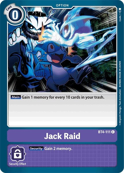 Image for Jack Raid - Digimon Card Game