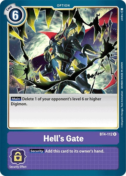Image for Hell's Gate - Digimon Card Game