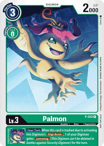 Image for Palmon - P-032 - Digimon Card Game