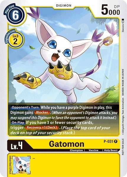 Image for Gatomon - P-031 - Digimon Card Game
