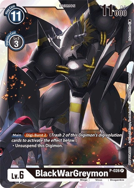 Image for BlackWarGreymon - P-026 - Digimon Card Game