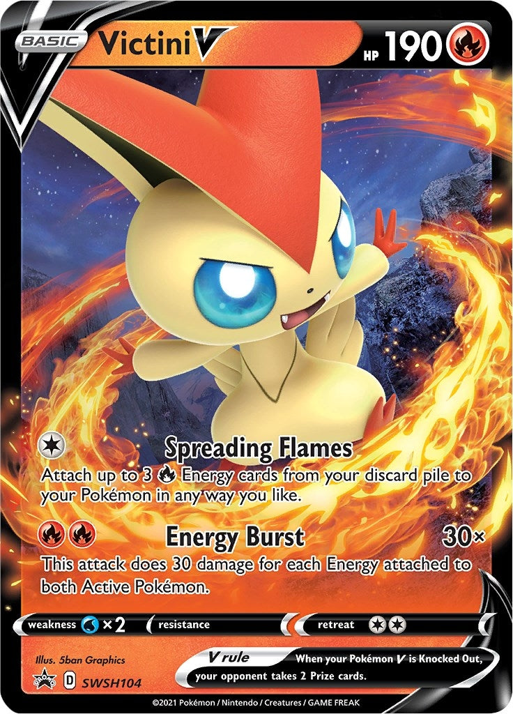 Image for Victini V - SWSH104 - Pokemon