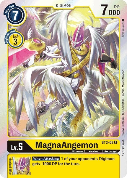 Image for MagnaAngemon - ST3-08 (Great Legend Pre-Release) - Digimon Card Game