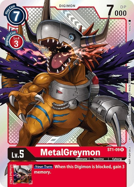 Image for MetalGreymon - ST1-09 (Official Tournament Pack Vol.2) - Digimon Card Game