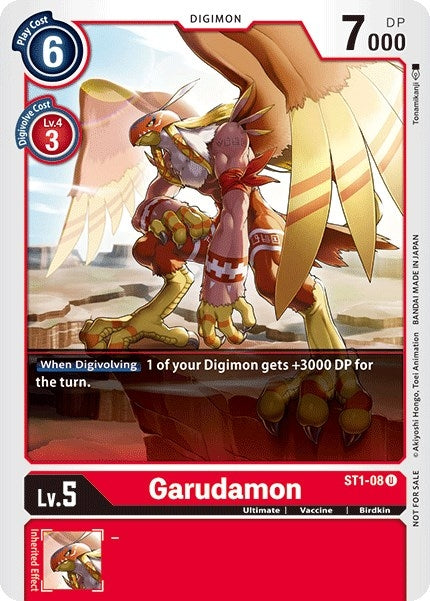 Image for Garudamon - ST1-08 (Tamer Party Vol. 2 Promo) - Digimon Card Game