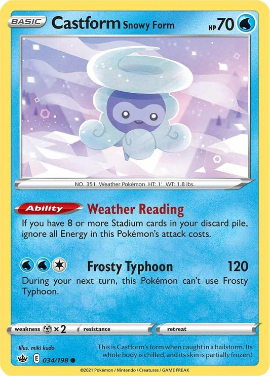 Image for Castform Snowy Form - Pokemon