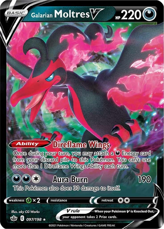 Image for Galarian Moltres V - Pokemon