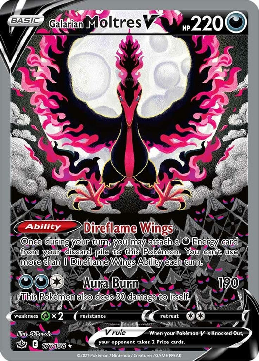 Image for Galarian Moltres V (Alternate Full Art) - Pokemon