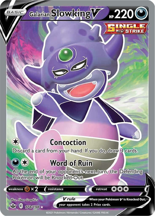 Image for Galarian Slowking V (Full Art) - Pokemon
