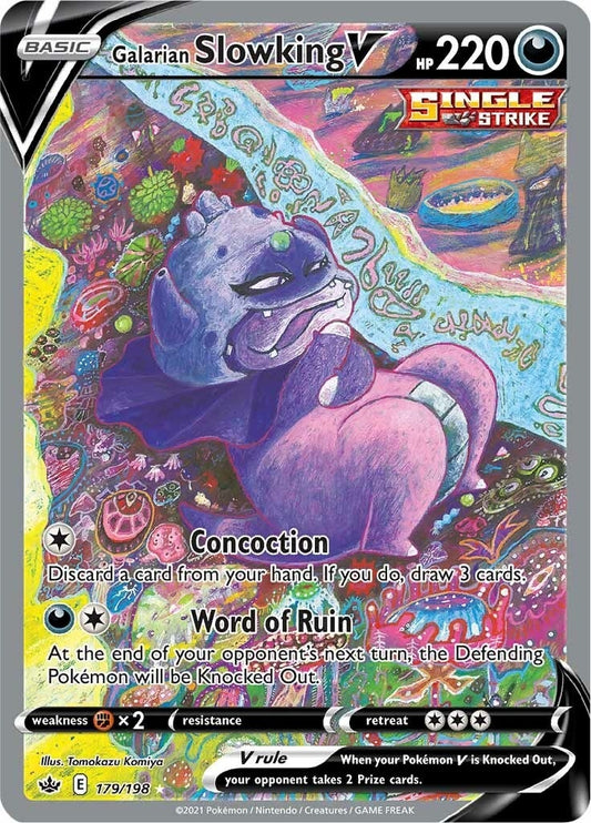 Image for Galarian Slowking V (Alternate Full Art) - Pokemon
