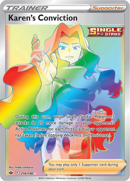 Image for Karen's Conviction (Secret) - Pokemon