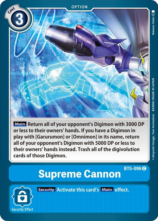Image for Supreme Cannon - Digimon Card Game
