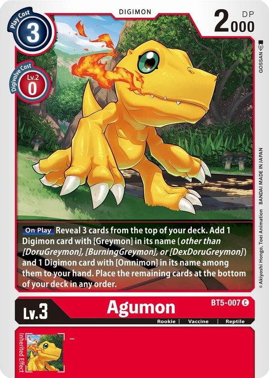 Image for Agumon - Digimon Card Game