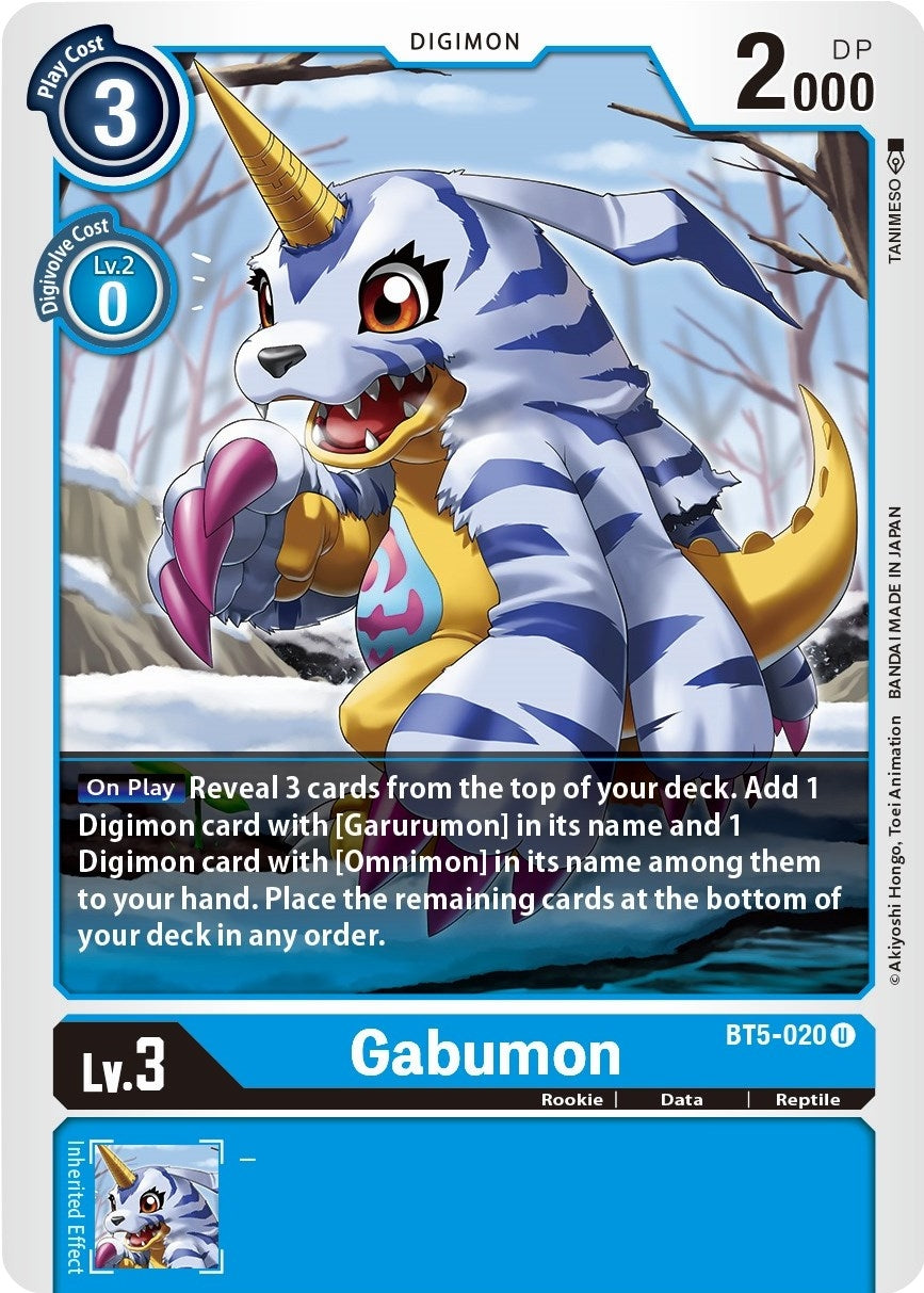 Image for Gabumon - Digimon Card Game
