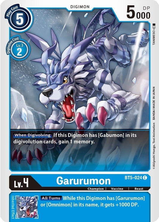 Image for Garurumon - Digimon Card Game