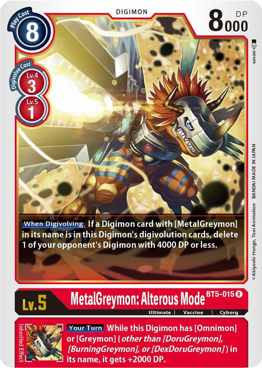 Image for MetalGreymon: Alterous Mode - Digimon Card Game