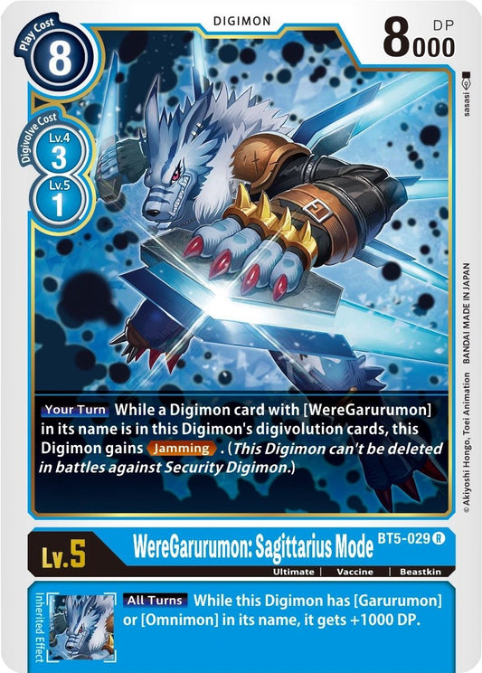 Image for WereGarurumon: Sagittarius Mode - Digimon Card Game