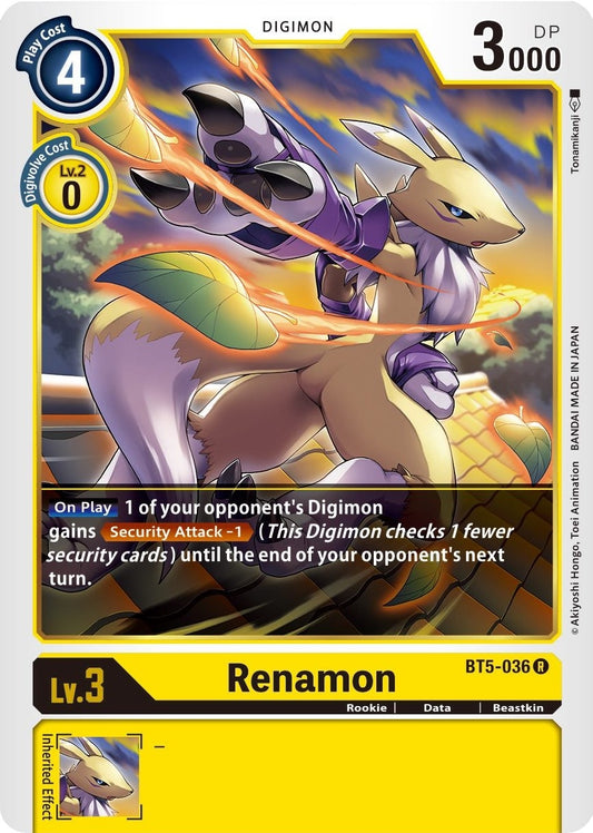 Image for Renamon - Digimon Card Game