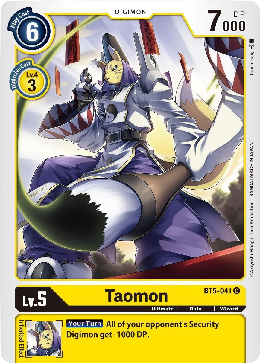 Image for Taomon - Digimon Card Game