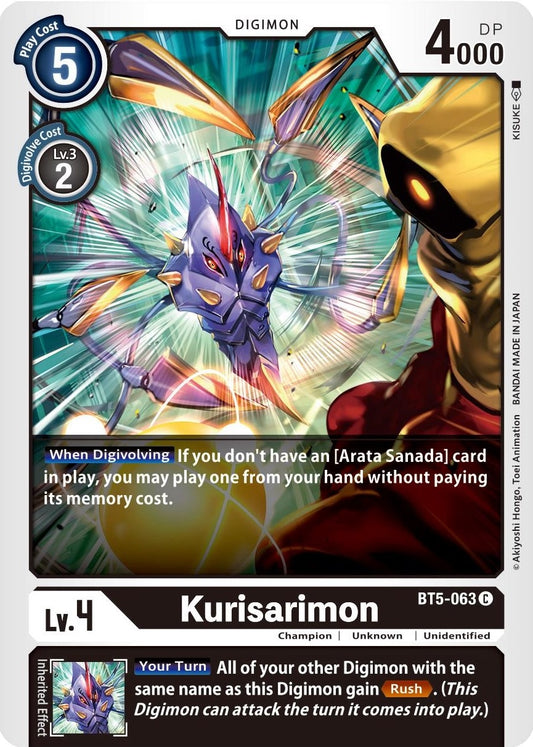 Image for Kurisarimon - Digimon Card Game