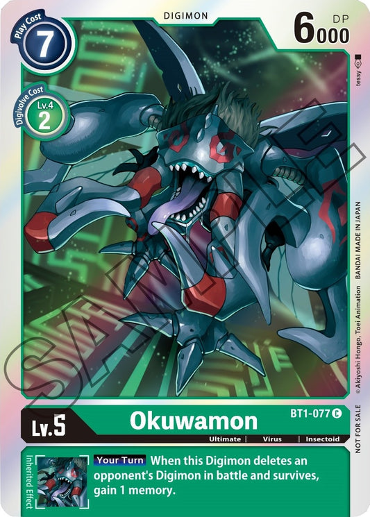 Image for Okuwamon - BT1-077 (Event Pack 1) - Digimon Card Game
