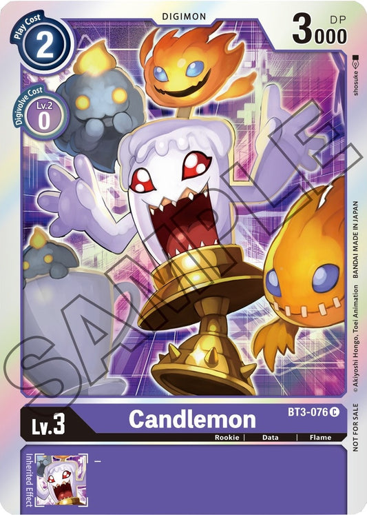 Image for Candlemon - BT3-076 (Event Pack 1) - Digimon Card Game