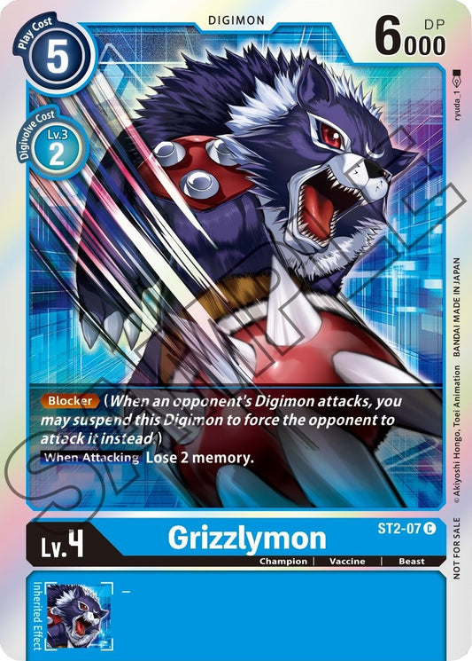 Image for Grizzlymon - ST2-07 (Event Pack 1) - Digimon Card Game