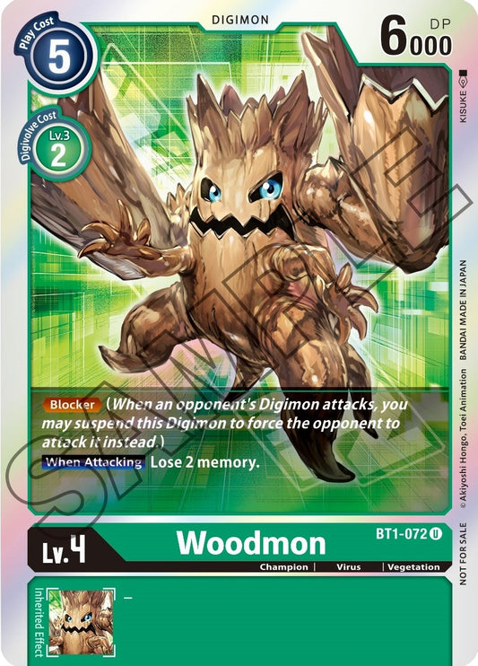 Image for Woodmon - BT1-072 (Event Pack 1) - Digimon Card Game