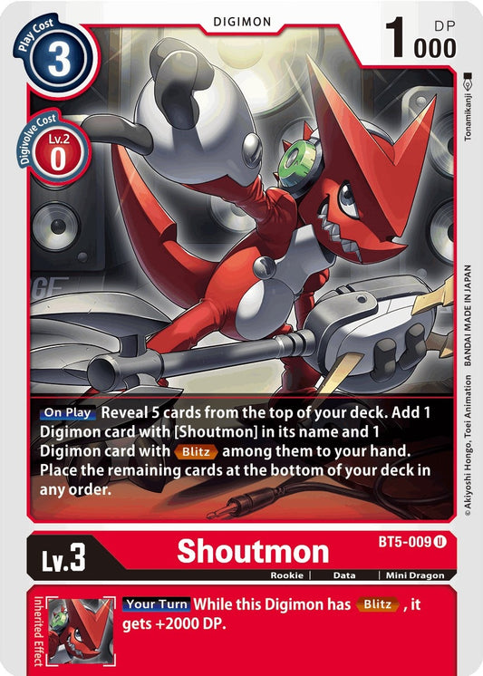 Image for Shoutmon - Digimon Card Game