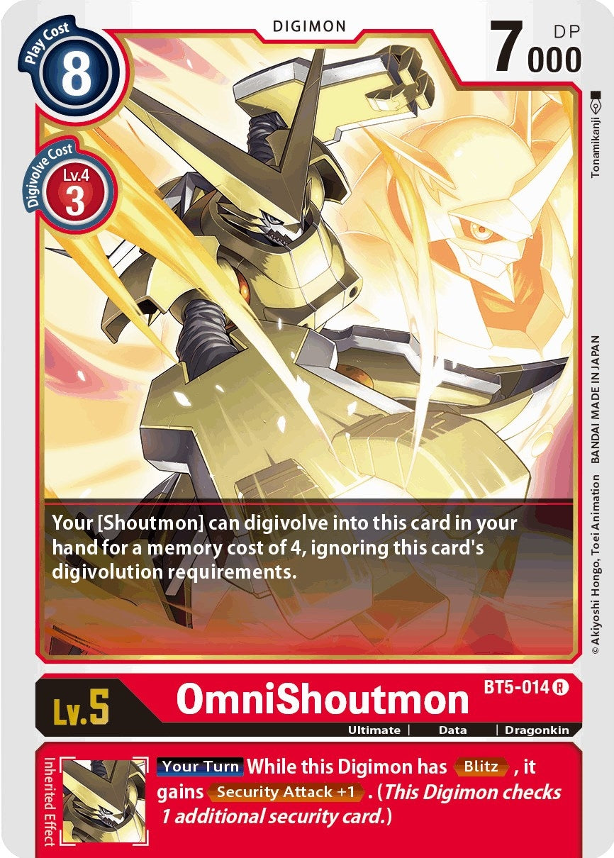 Image for OmniShoutmon - Digimon Card Game