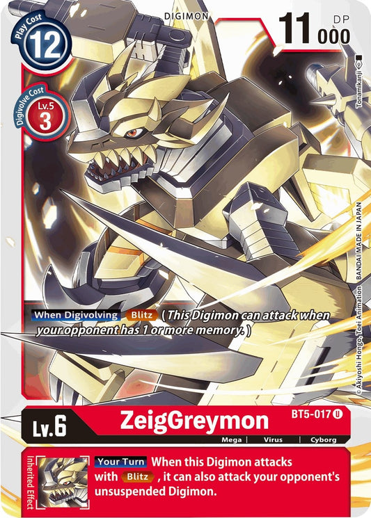 Image for ZeigGreymon - Digimon Card Game